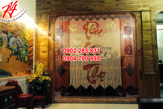 Các Mẫu Mành Hạt Gỗ Khổ To - phù hợp với những không gian rộng