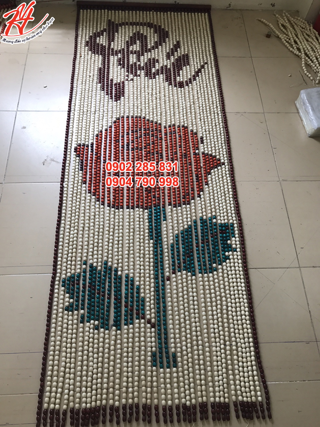 Mành hạt gỗ Phong thuỷ làm quà biếu, tặng cho người thân, cho lãnh đạo. 