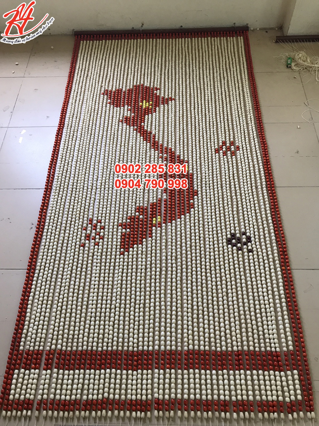 Mành hạt gỗ Phong thuỷ làm quà biếu, tặng cho người thân, cho lãnh đạo. 