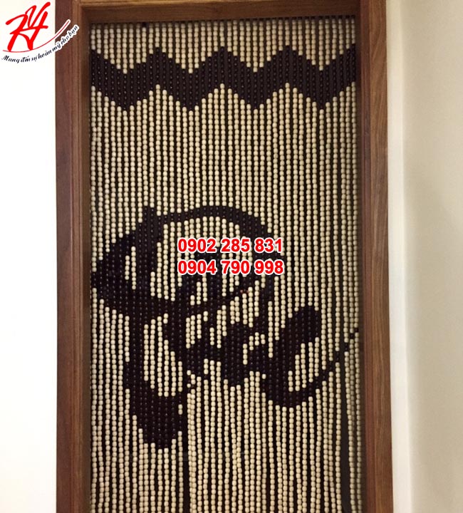 Mành hạt gỗ- rèm hạt gỗ phòng